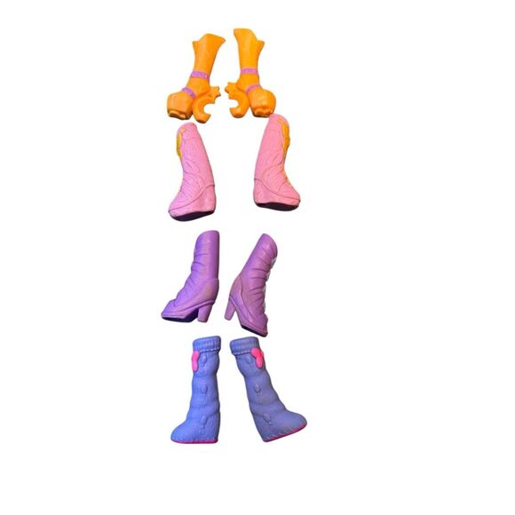 My Little Pony MLP Equestria Girls Doll Shoes Boots Lot of 4 Pairs - Picture 2 of 8